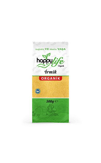 Happylife Organik İrmik 500 Gr